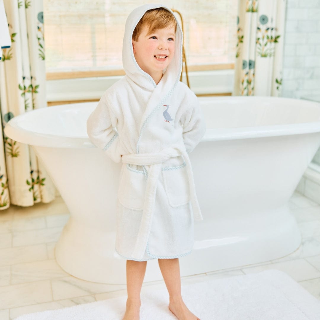 thumbnail image 2 of A2Z 4 Kids 100% Cotton Baby Pink Hooded Bathrobe – Terry Towelling Dressing Gown For Girls 2 of 6