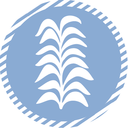 French Blue Frond  color swatch