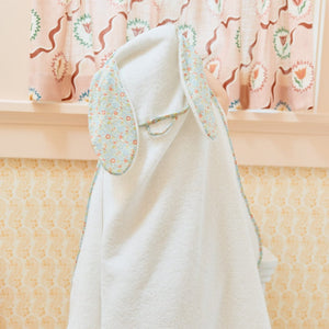 Percale Kids’ Bunny Hooded Towel