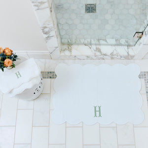 Scallop Bath Mat Bundle