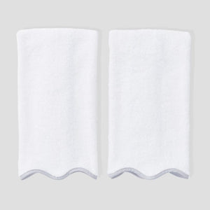 Scallop Hand Towels (pair)