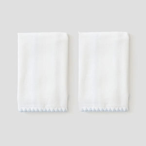 Stitched Edge Powder Bath Towels (pair)