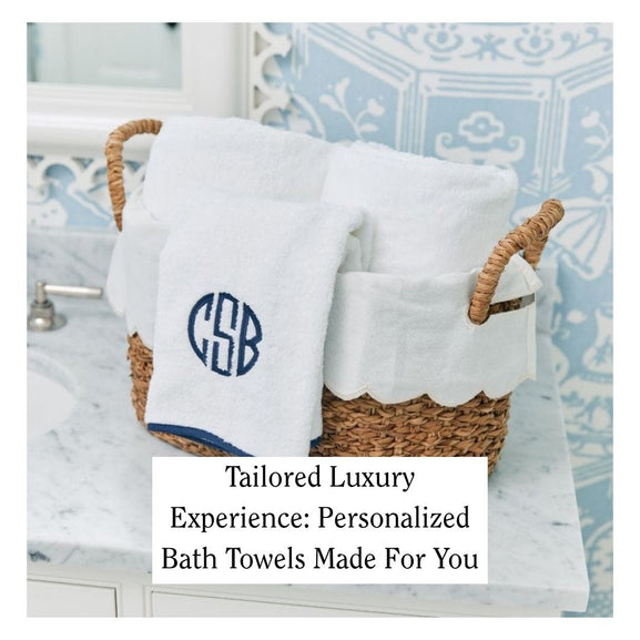 Tailored Luxury Experience: Personalized Towels Made For You