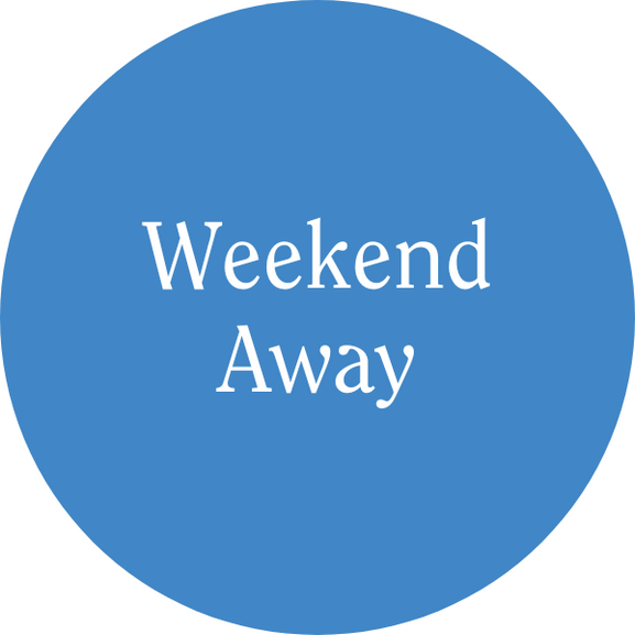 Weekend Away graphic card
