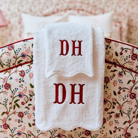 Luxury Monogrammed Towels and Wears Weezie Towels