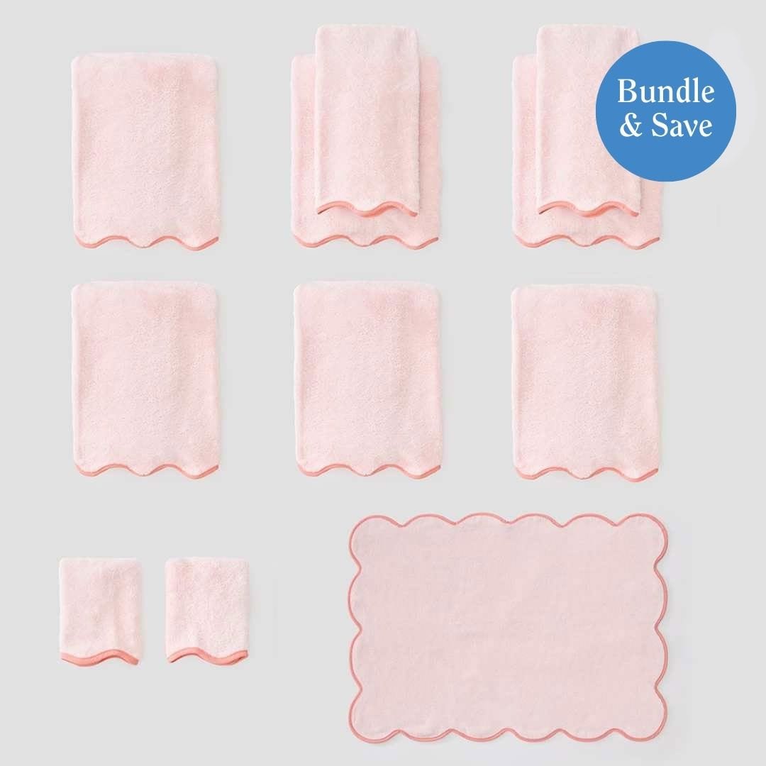 Scallop Bathroom Bundle (11 pieces)
