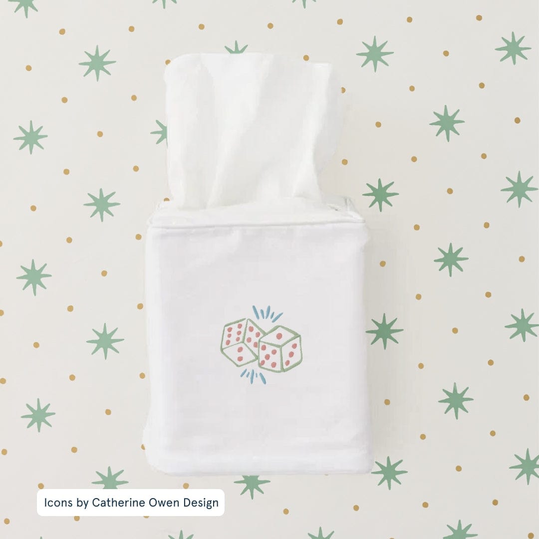 Personalized Cotton Tissue Box Cover | Weezie Towels