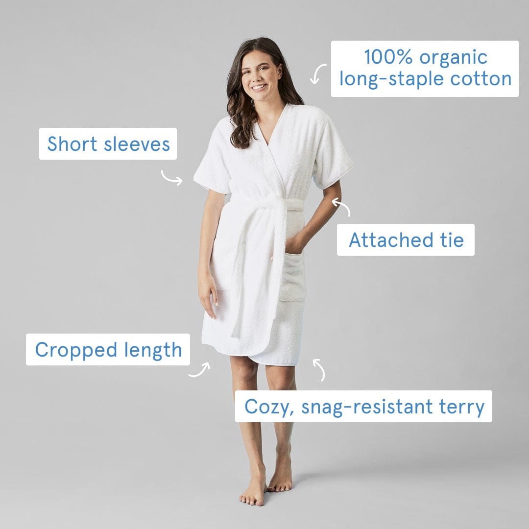 Women's Personalized Short Luxury Robe