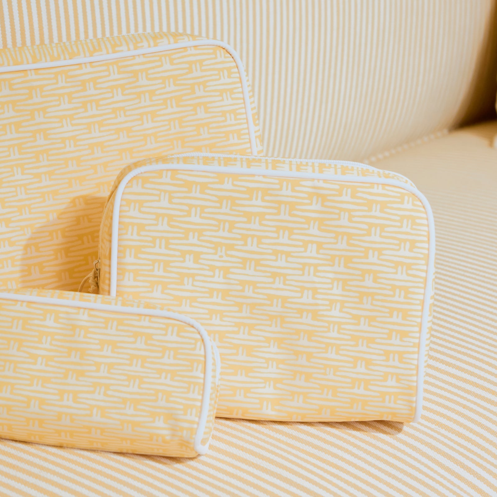 Leah O'Connell x Weezie Medium Patterned Toiletry Bag