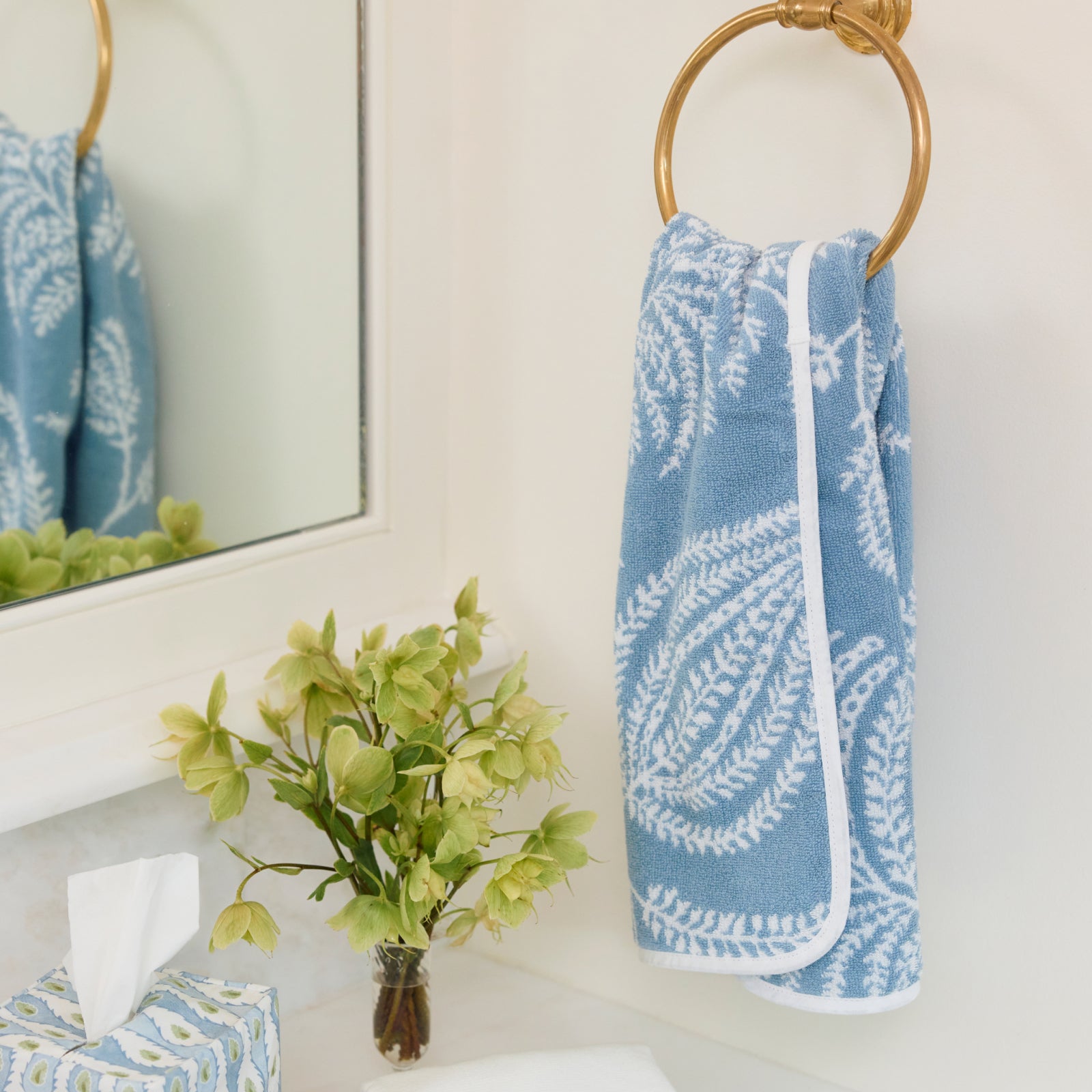 Lee Jofa x Weezie Patterned Hand Towels (pair) – Weezie Towels