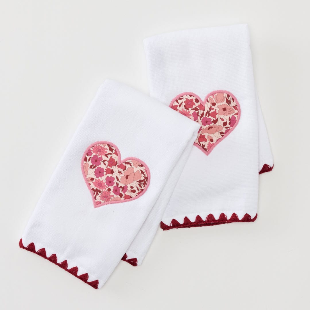 Stitched Edge Powder Bath Towels (pair)