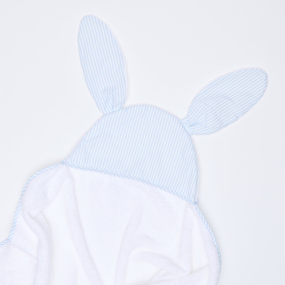 Percale Kids’ Bunny Hooded Towel