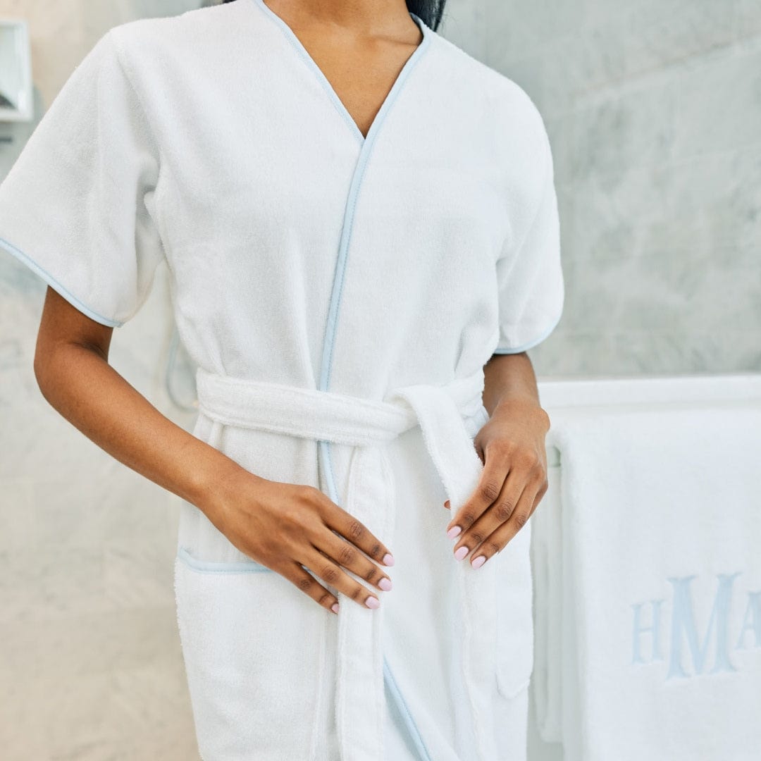 Women's Personalized Short Luxury Robe Weezie Towels