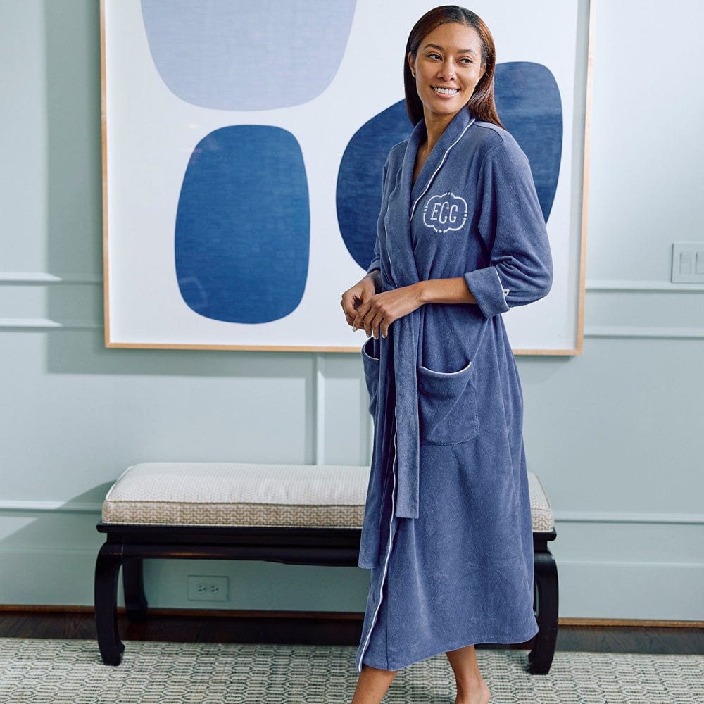 Women's Long Scallop Lightweight Robe