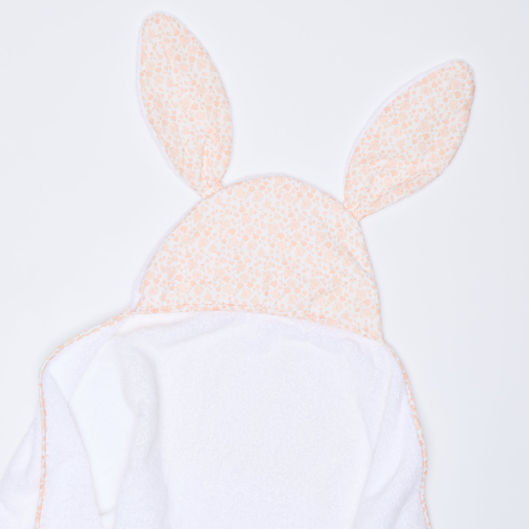 Percale Kids’ Bunny Hooded Towel