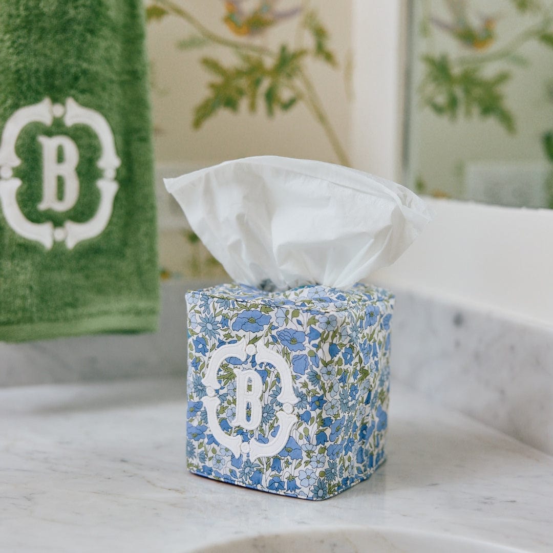 Personalized Cotton Tissue Box Cover | Weezie Towels