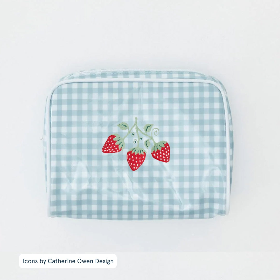 Small Patterned Toiletry Bag