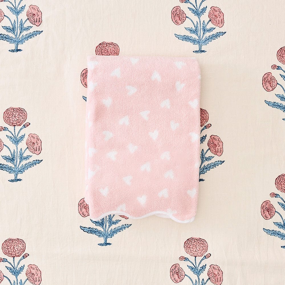 Patterned Scallop Bath Towel