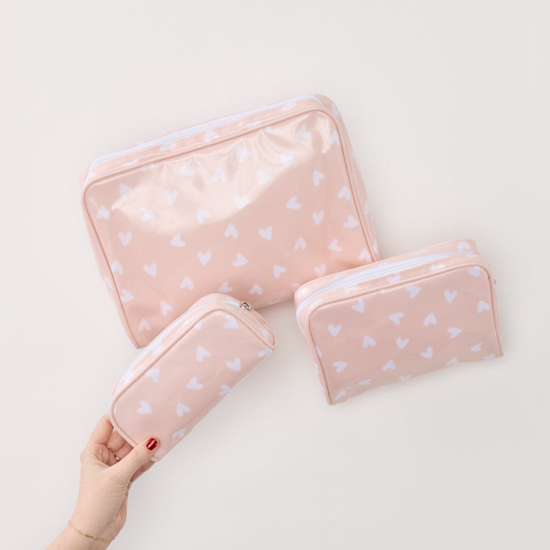 Patterned Toiletry Bag Trio (3 pieces)