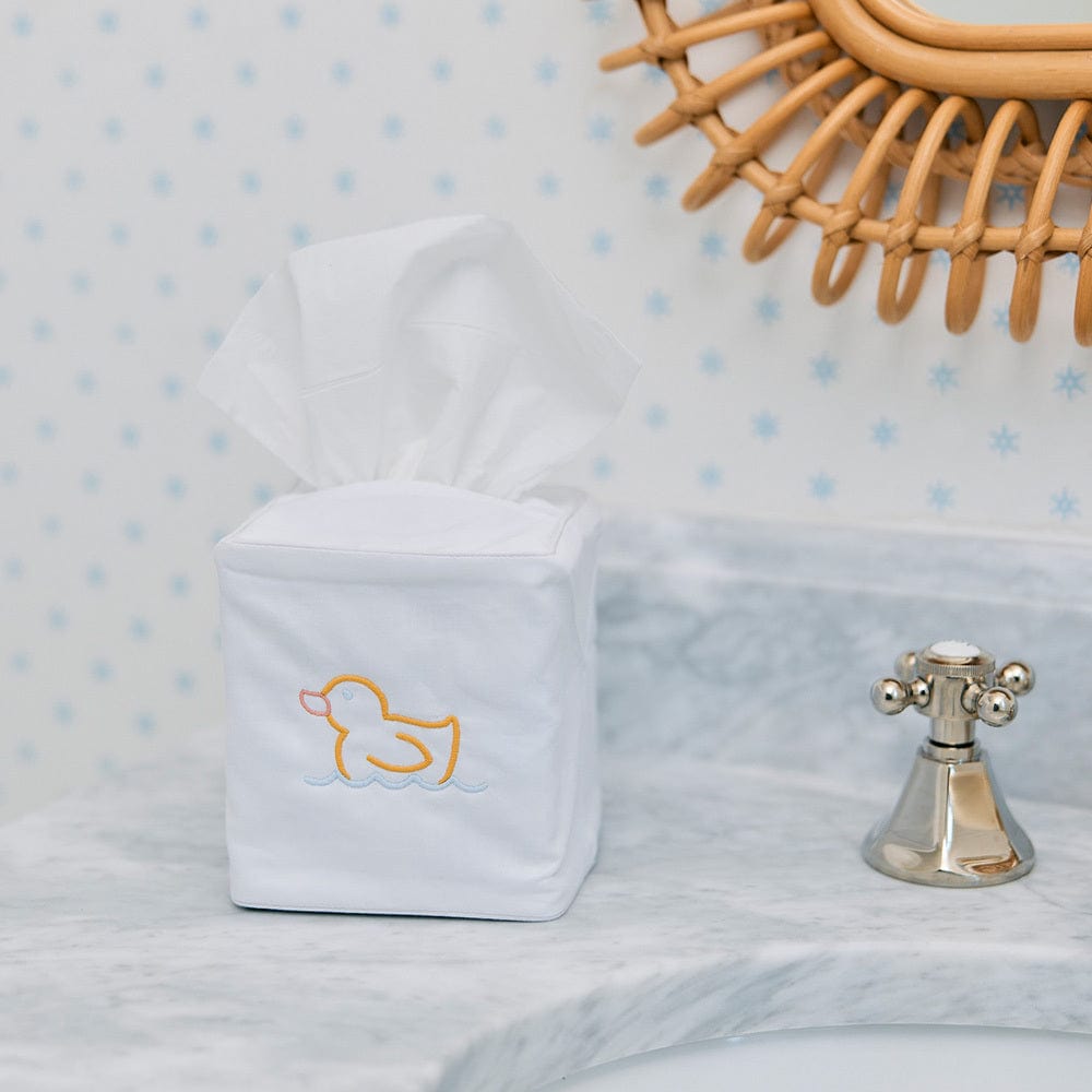 Personalized Cotton Tissue Box Cover | Weezie Towels