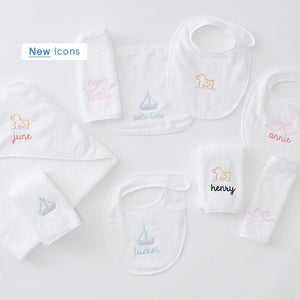 Baby Bath Essentials Kit with Personalized Hooded Towel Tutorial - We Got  The Funk