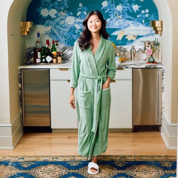 Women's Long Scallop Lightweight Robe