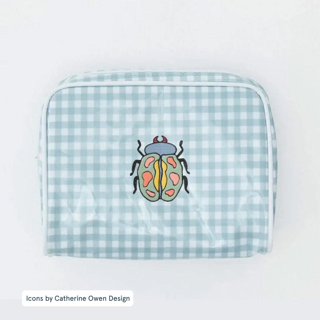 Large Patterned Toiletry Bag