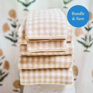 Patterned Starter Pack of Bath and Hand Towels