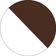 Brown on White  color swatch