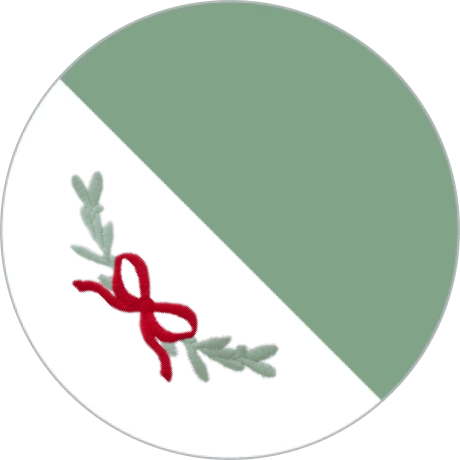 Garland on Green  color swatch