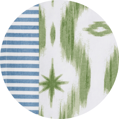Green Ikat  color swatch