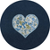 Liberty Blue Heart on Navy  color swatch