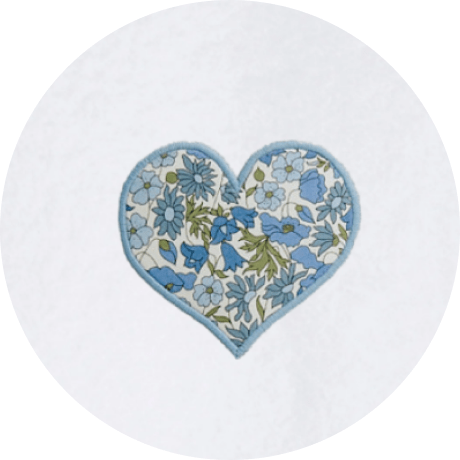 Liberty Blue Heart  color swatch