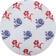 Mini Floral in Lobster and Atlantic  color swatch