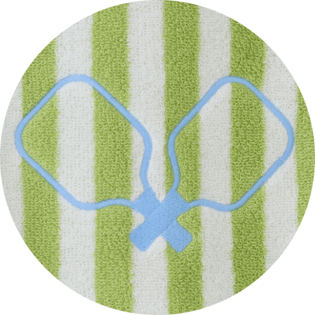 Paddles on Lawn Striped Liberty  color swatch