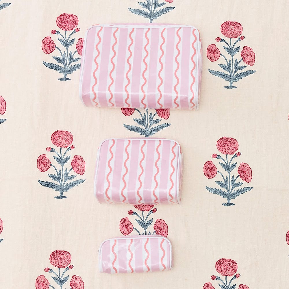 Patterned Toiletry Bag Trio (3 pieces)