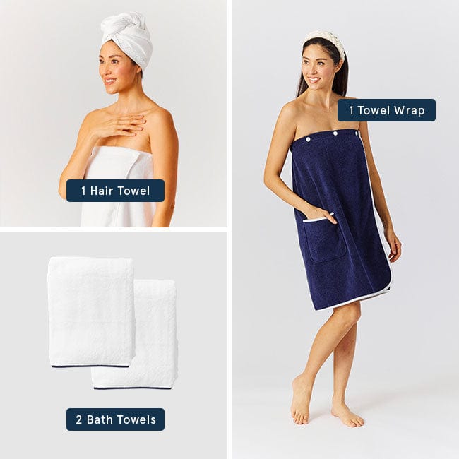 Eve 文化 culture C賞 BIG BATH TOWEL 巻物語 Weezie's Dorm Room Bath Towel Bundle | Weezie Towels