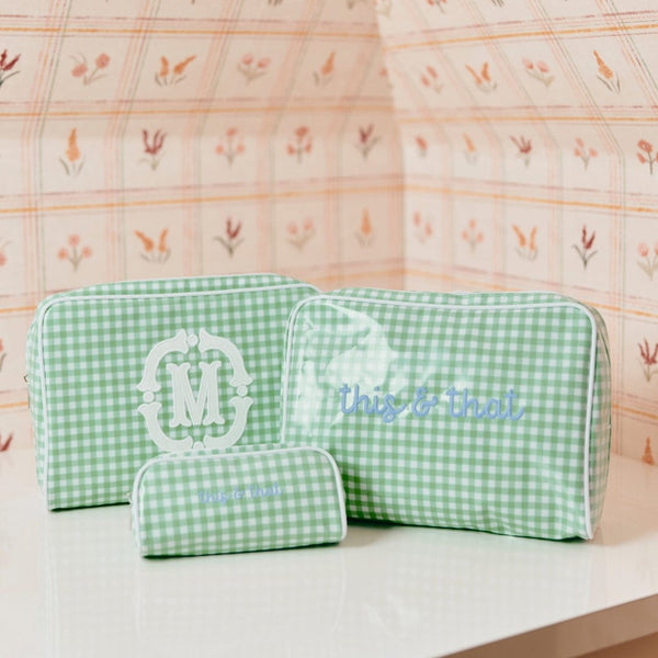 Large Patterned Toiletry Bag