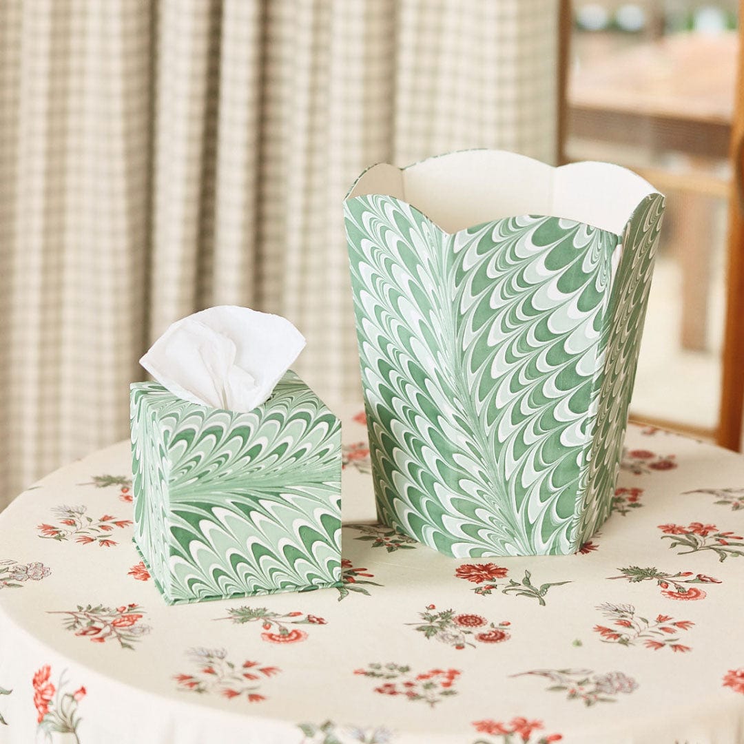 Tissue Box & Waste Bin Set – Weezie Towels