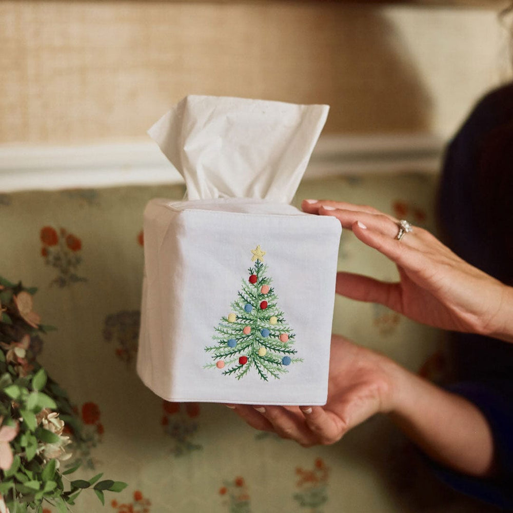 Holiday Tree Tissue Box Cover