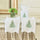 Holiday Tree Scallop Powder Bath Towels (pair)