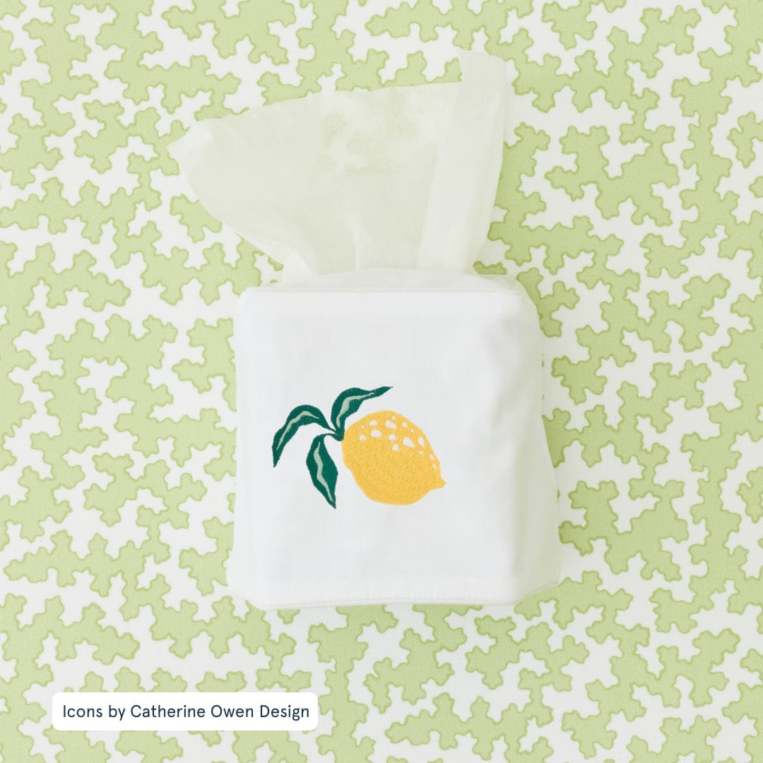 Personalized Cotton Tissue Box Cover | Weezie Towels