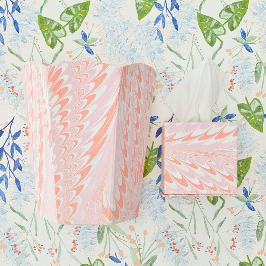 Tissue Box & Waste Bin Set