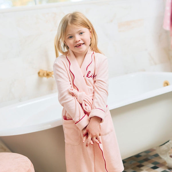Kids’ Scallop Lightweight Robe