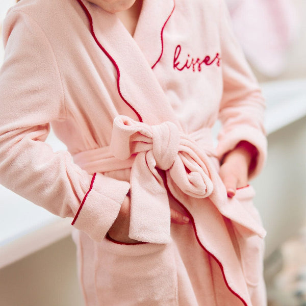 Kids’ Scallop Lightweight Robe