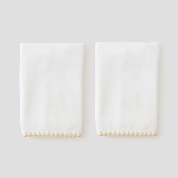Stitched Edge Powder Bath Towels (pair)