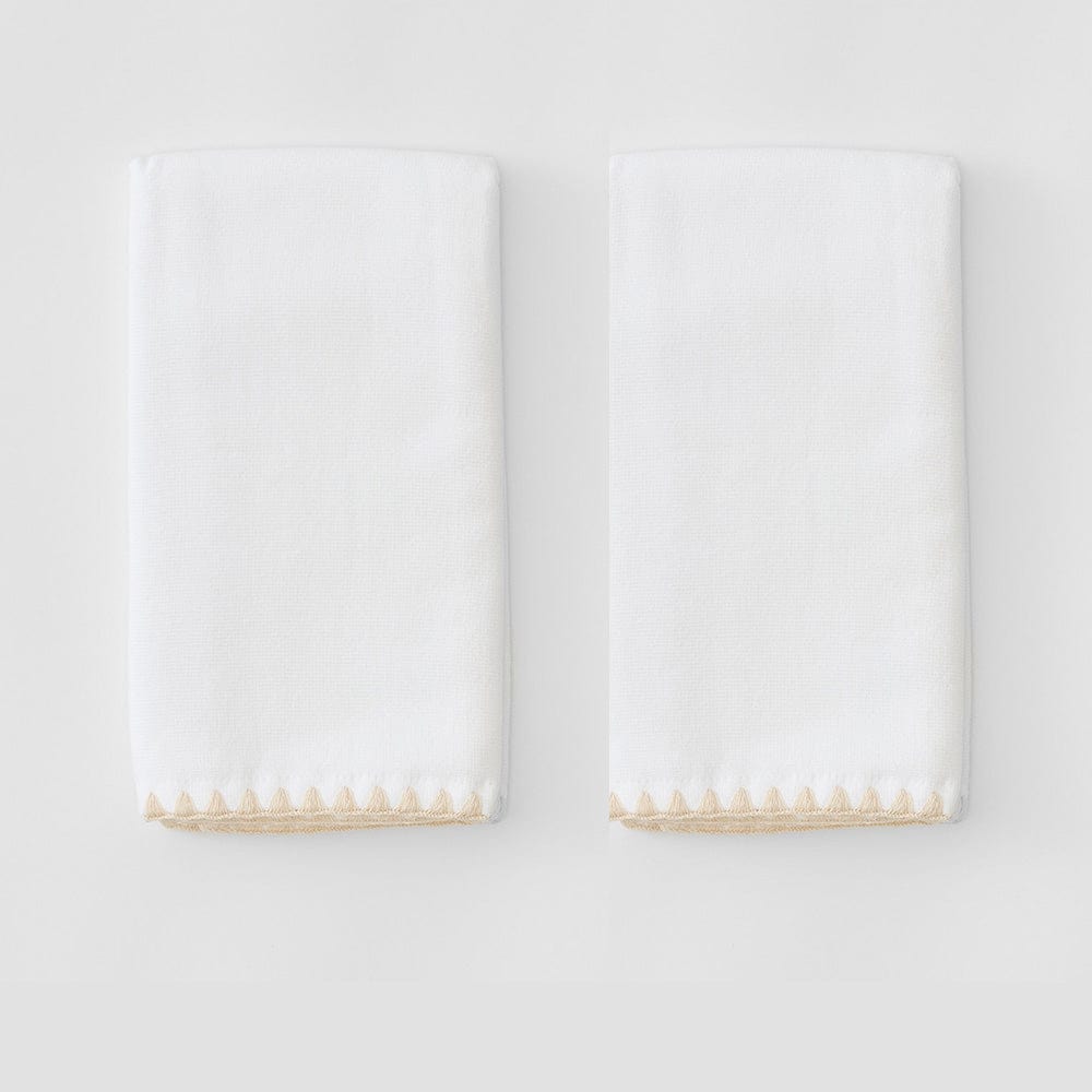 Stitched Edge Powder Bath Towels (pair)