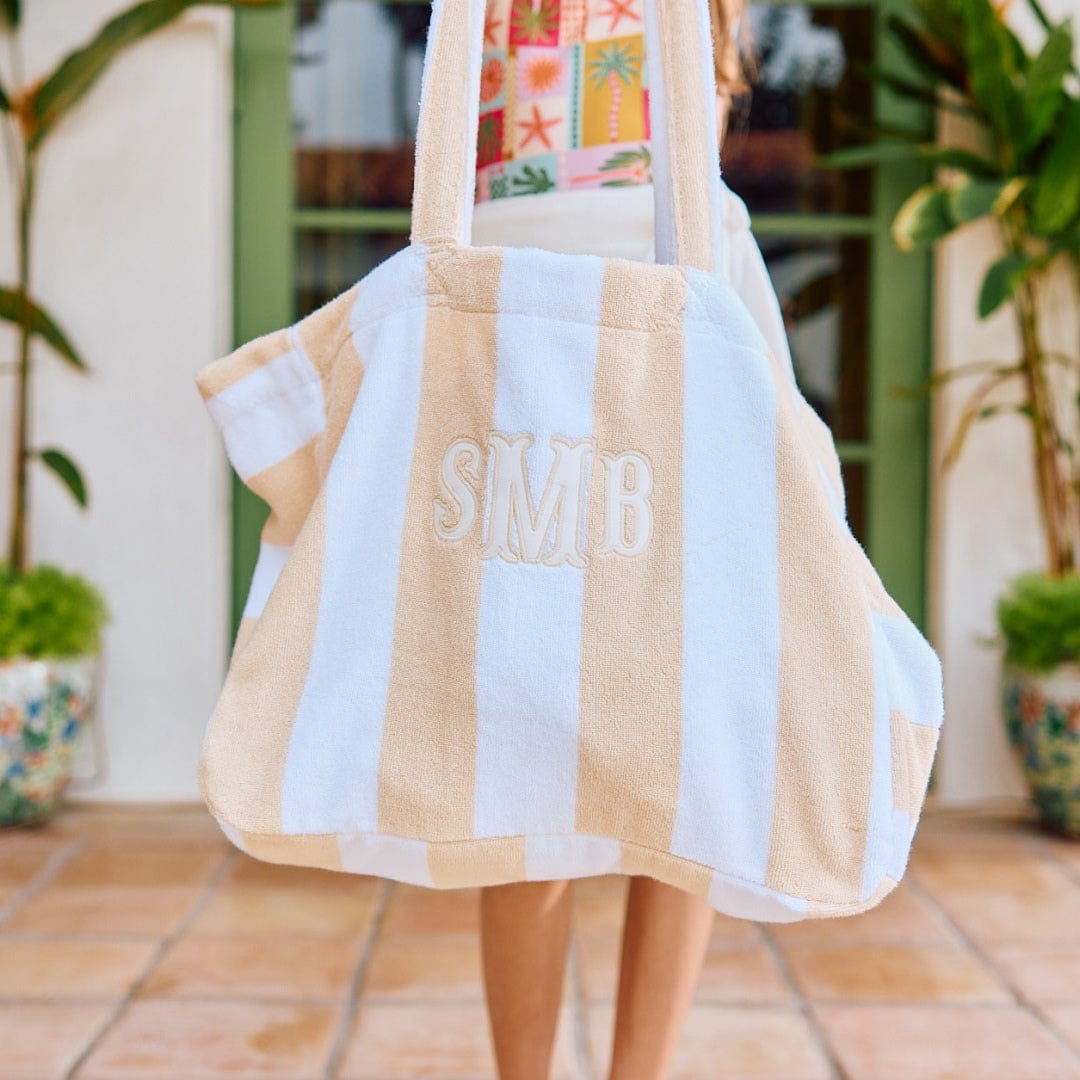★送料込◆Terry Beach Towel Bag ビーチタオルバッグ Personalized Terry Beach Bag | Weezie Towels