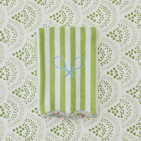 Scallop Tennis Towel