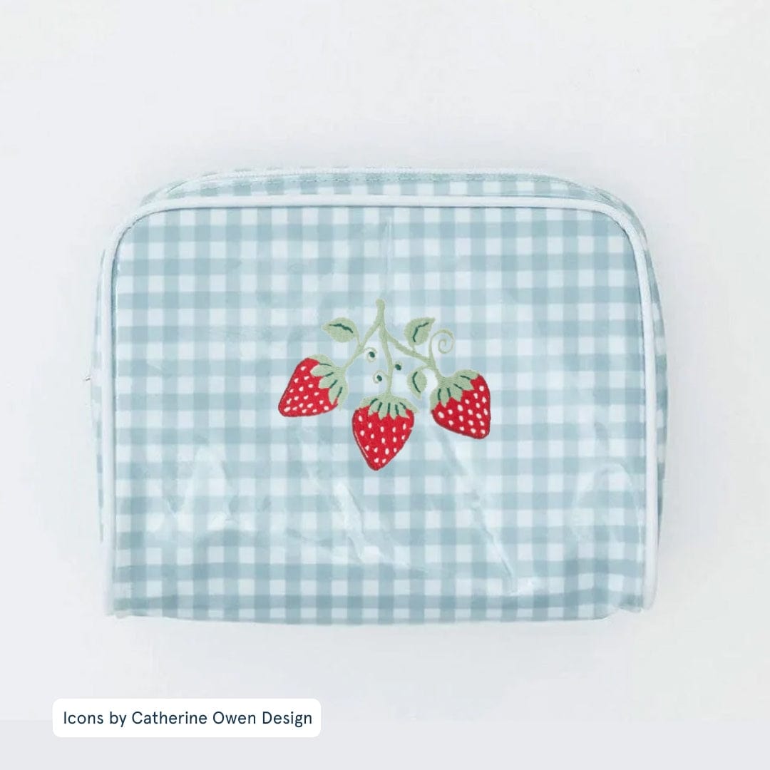 Catherine Owen x Weezie Large Patterned Toiletry Bag